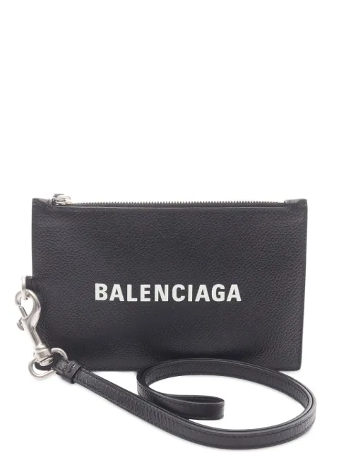 Balenciaga Pre-Owned 2010-2025 Leather Fragment Purse coin pouch