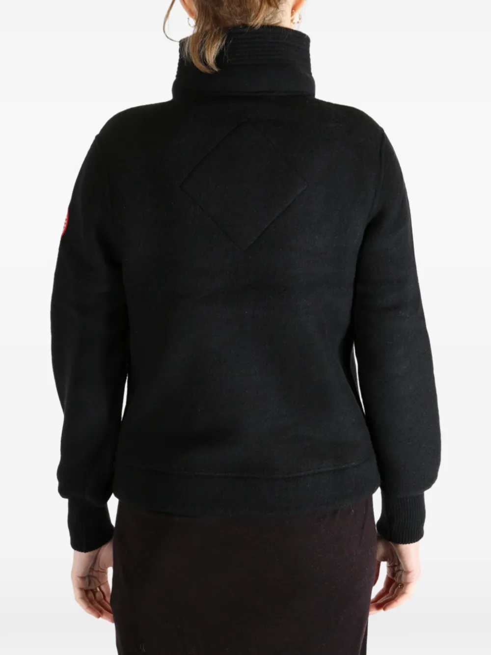 Canada Goose Zip High-neck Jacket In Black