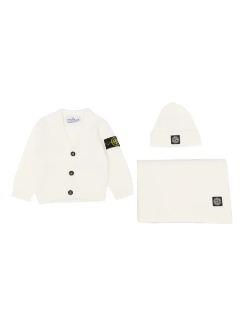 Stone Island Junior wool blanket set