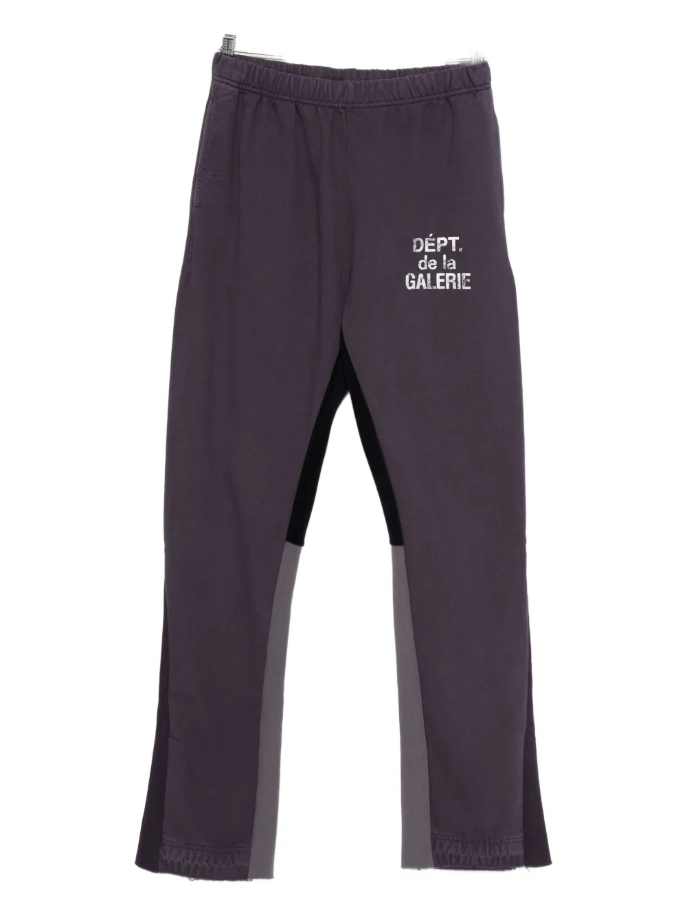 Gallery Dept. Logo Panelled Track Pants In Gray