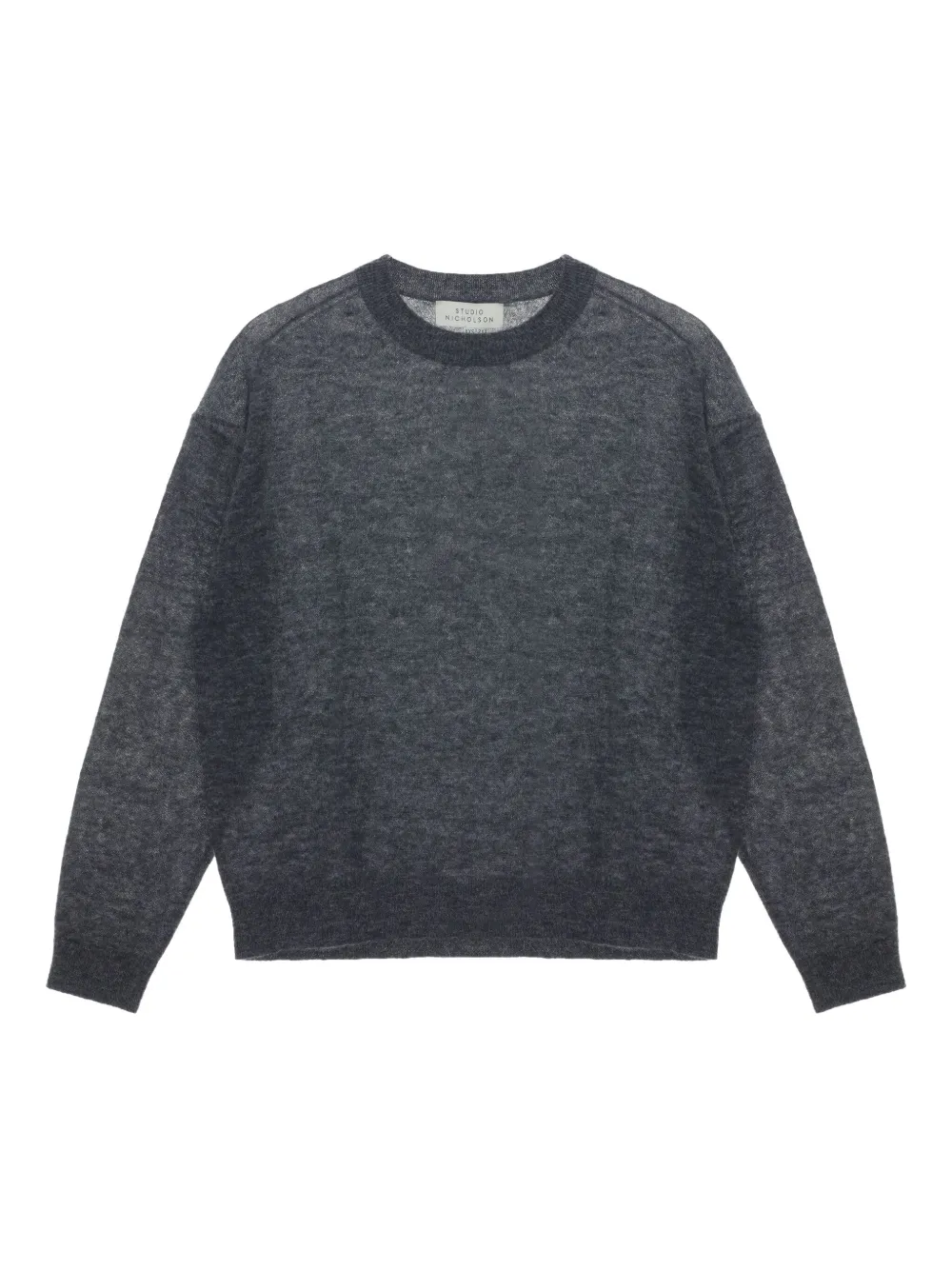 Studio Nicholson Picco 圆领毛衣 | 灰色 | Image 1