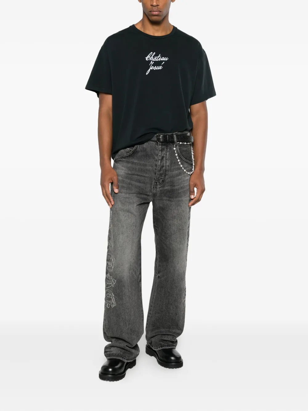 Gallery Dept. X Josué Thomas Crew-neck T-shirt In Black