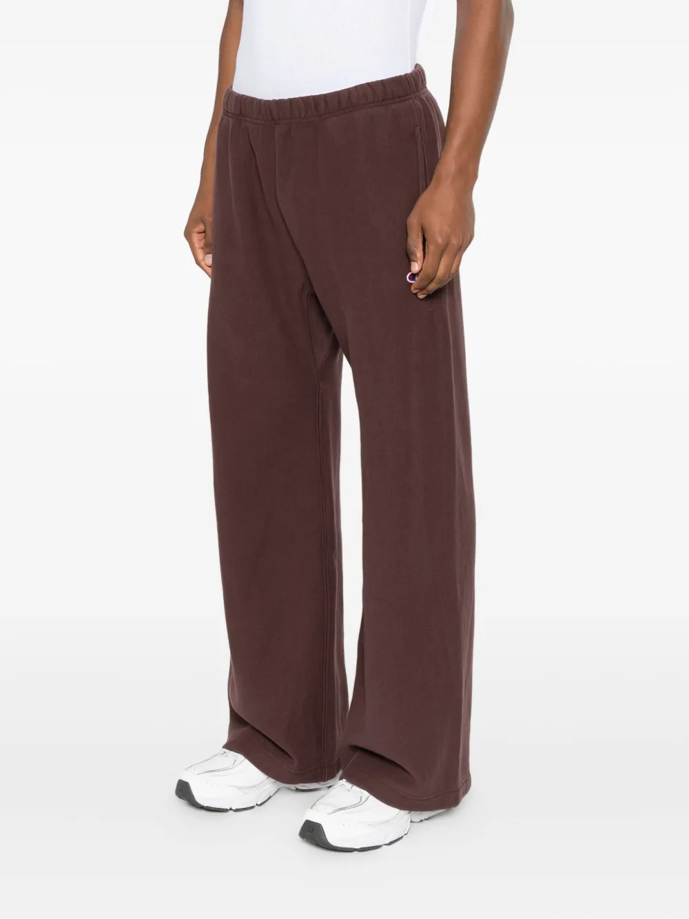 Champion Reverse Weave trainingsbroek met logo Bruin