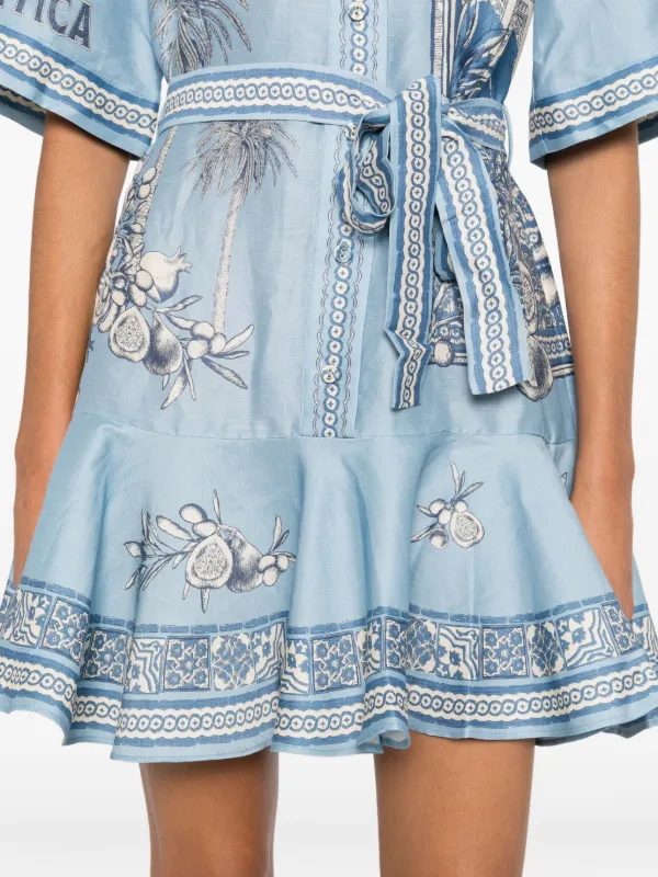 women's mexican embroidered dress CHECKERS EMBROIDERED MINI DRESS – Debs Boutique main image 0