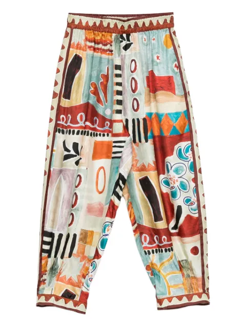 ALEMAIS Michelle elasticated-waisband trousers