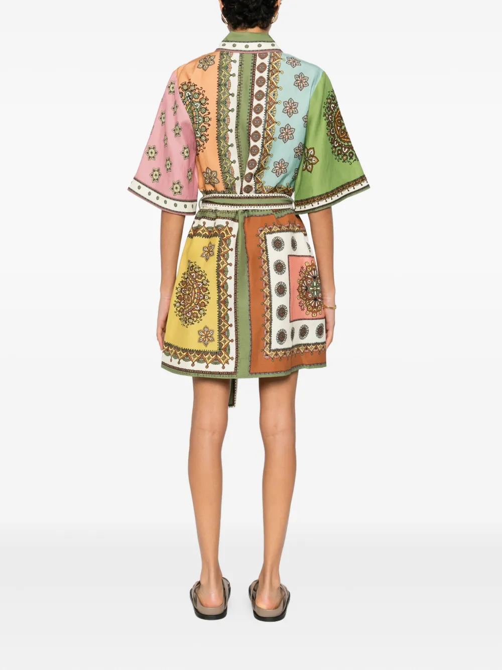 Alemais Contina Printed Mini Dress In Multi