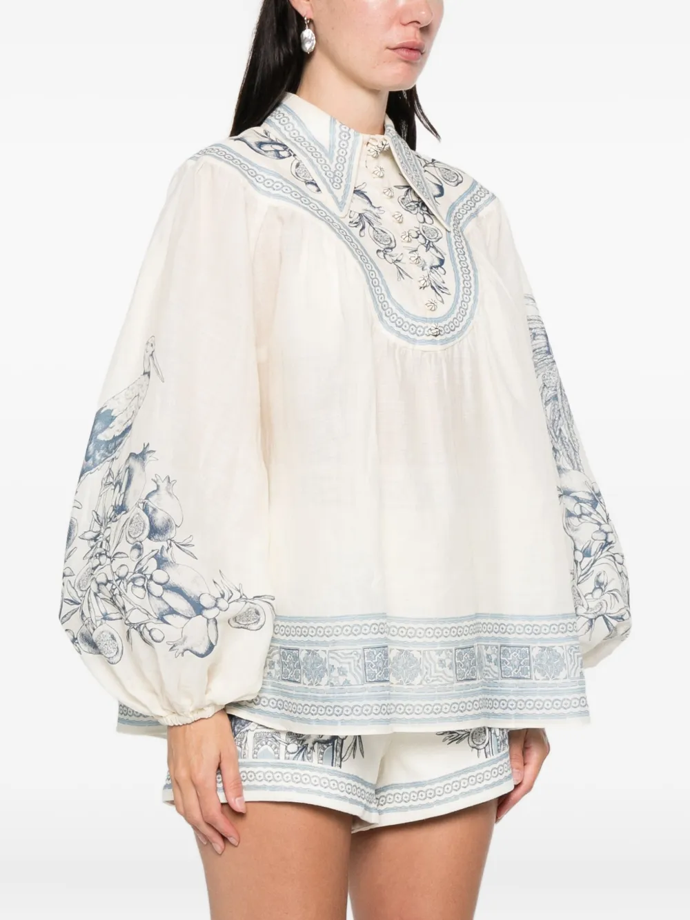 ALEMAIS Villa Romantica blouse Wit