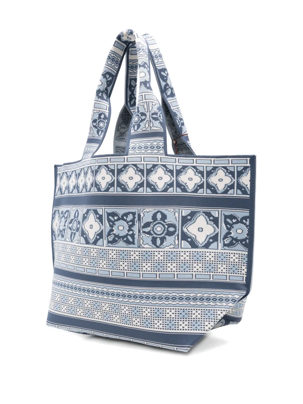 ALEMAIS Villa Romantica shopper met patroon Blauw