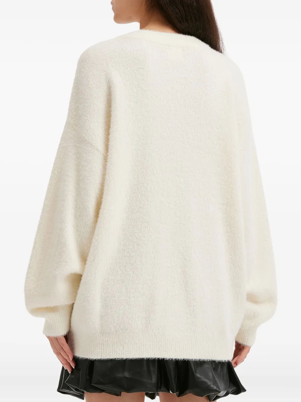 B+ab Graphic-design Sweater In Neutral