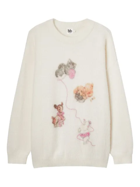 b+ab graphic-design sweater