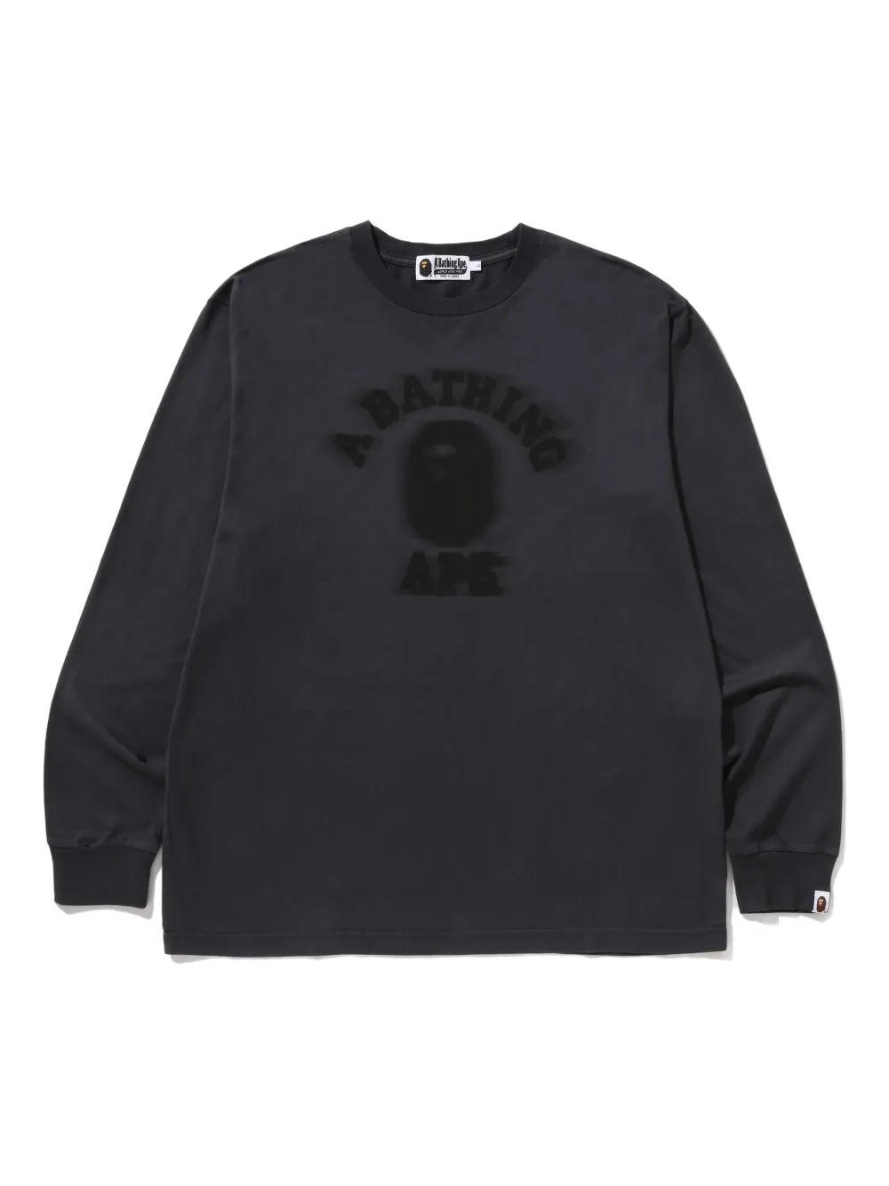 A Bathing Ape Long-sleeve T-shirt In Gray