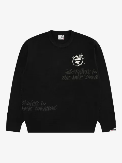 AAPE BY *A BATHING APE®  crew-neck sweater