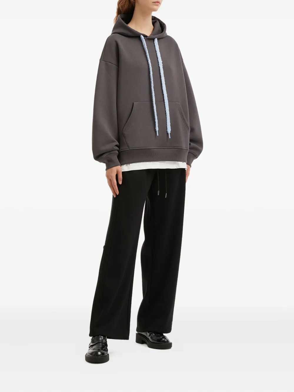 B+ab drawstring-fastening track pants - Zwart