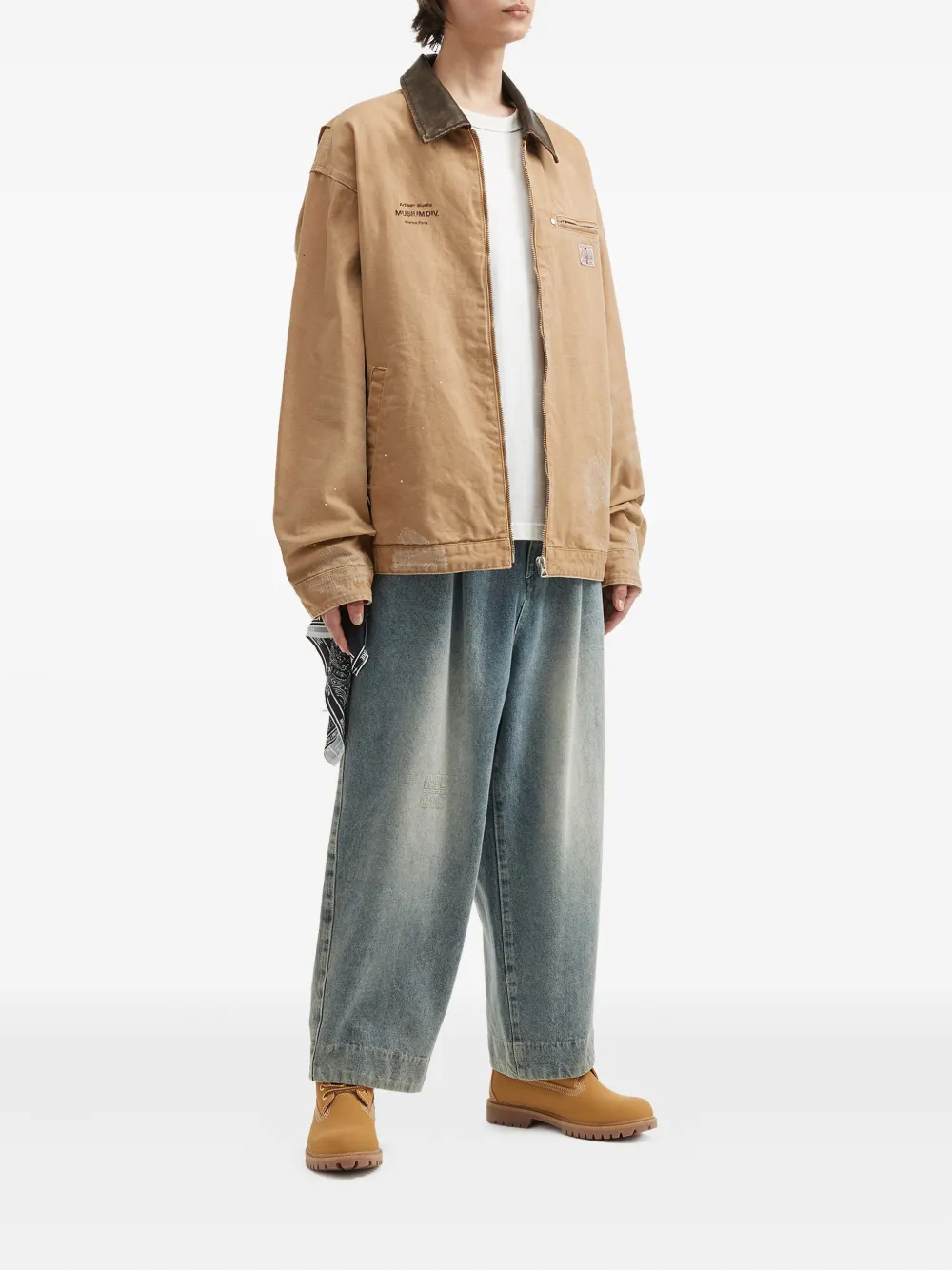 Musium Div. chamarra work con dije de mascada | Sobrecamisas | Image 2