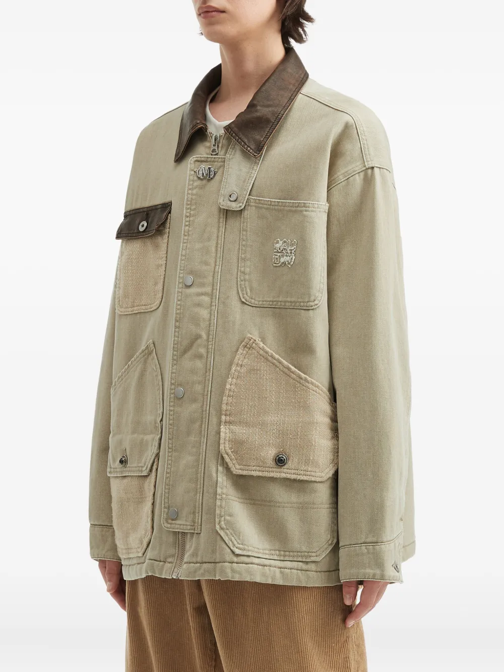 Musium Div. Multi-pocket Jacket In Green