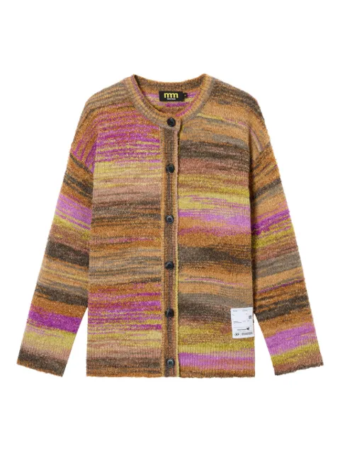 Mini Cream Gestreept vest met knopen