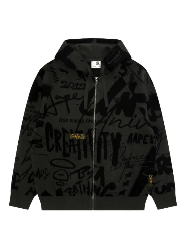 AAPE BY *A BATHING APE® ジップアップ パーカー | グレー | FARFETCH JP