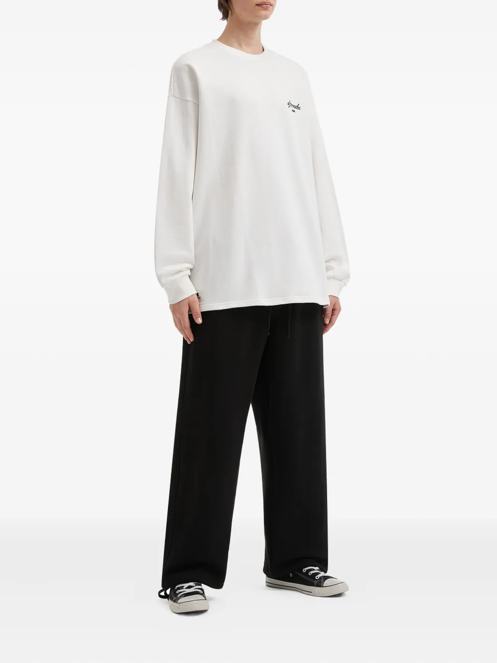 Aftermaths embroidered sweatshirt - Beige