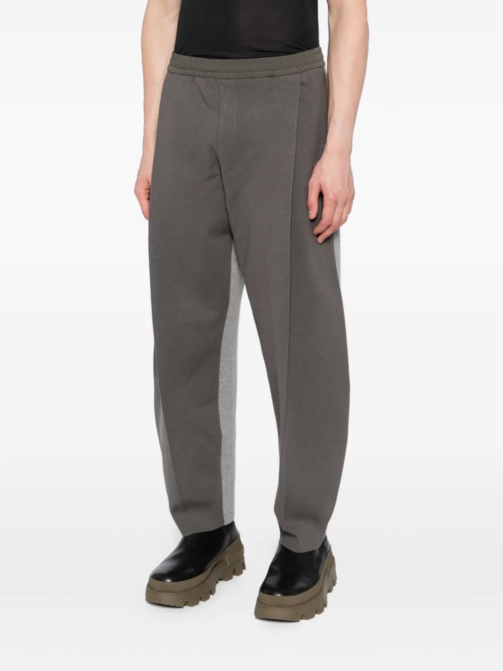 CROQUIS Scimitar broek met split Grijs