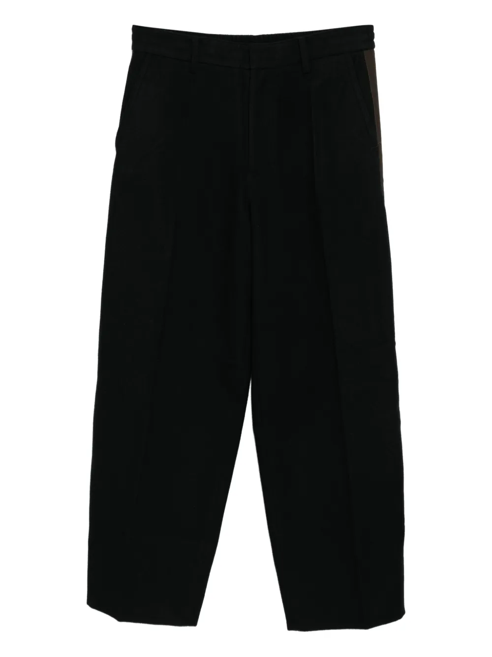 CROQUIS pantalones de vestir con rayas brocadas | negro | Image 1