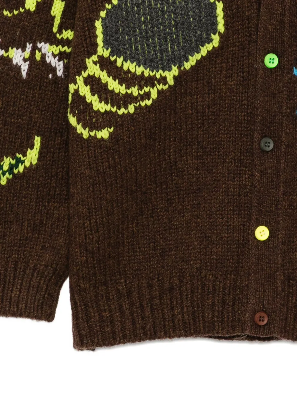 jnby by JNBY Vest met grafische applicatie Bruin