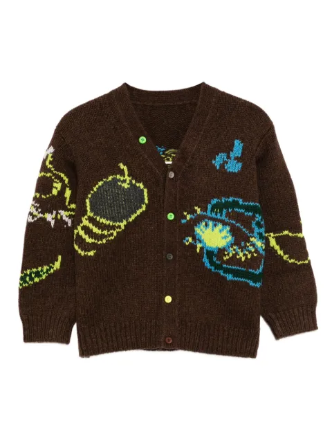 jnby by JNBY graphic-applique cardigan