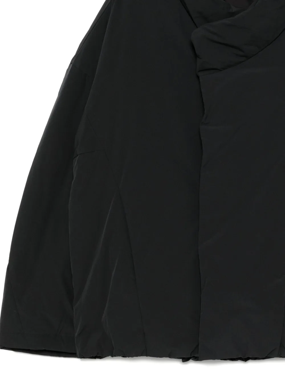 CROQUIS Donsjack met opstaande kraag Zwart