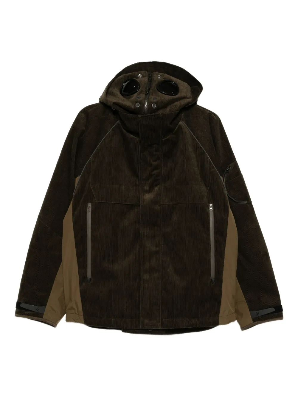 CROQUIS corduroy spliced down jacket | Green | Image 1