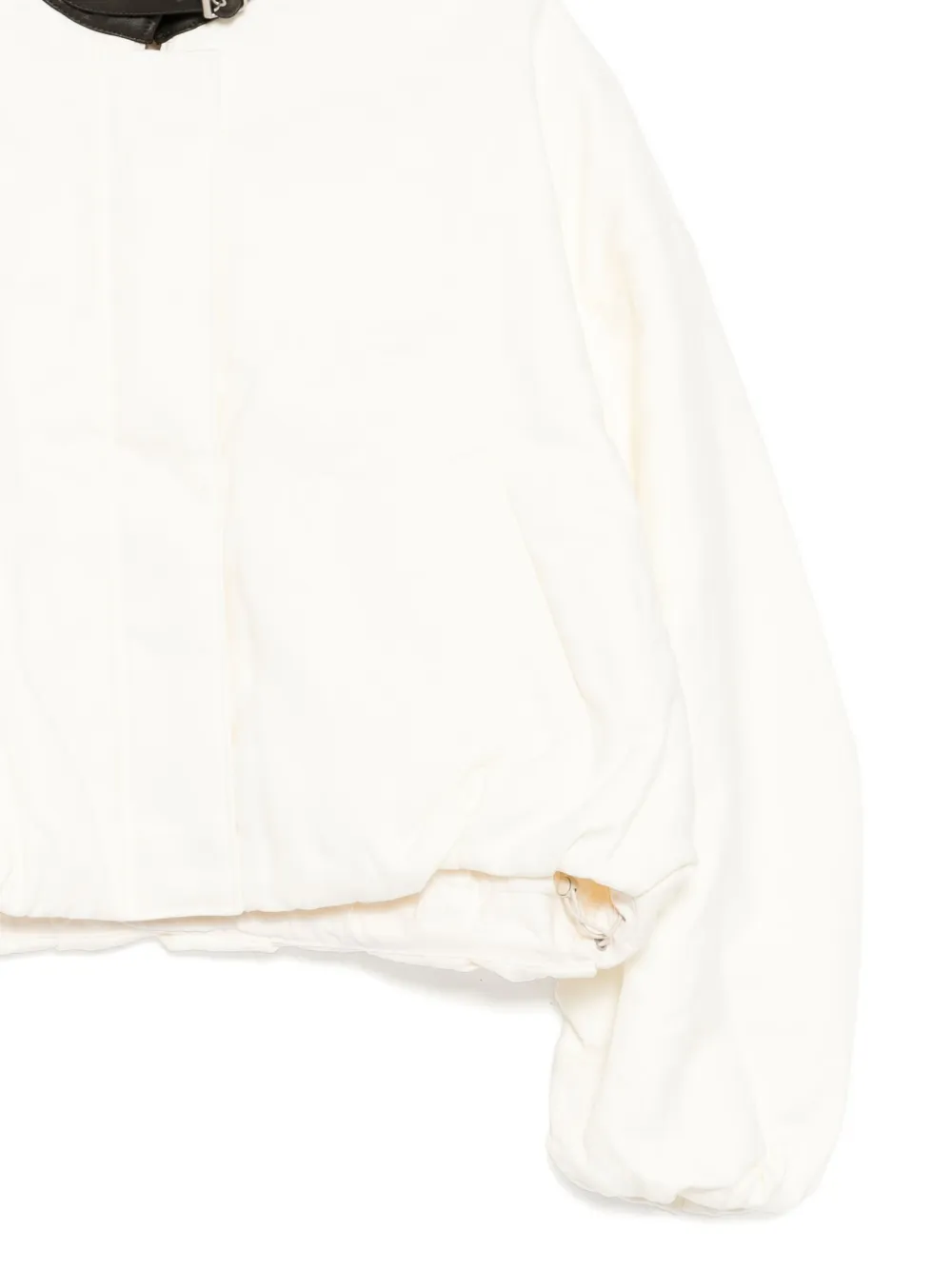 Jnby Cotton-padded Coat In Neutral