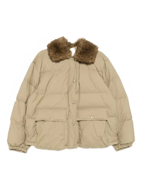 JNBY shearling-collared jacket