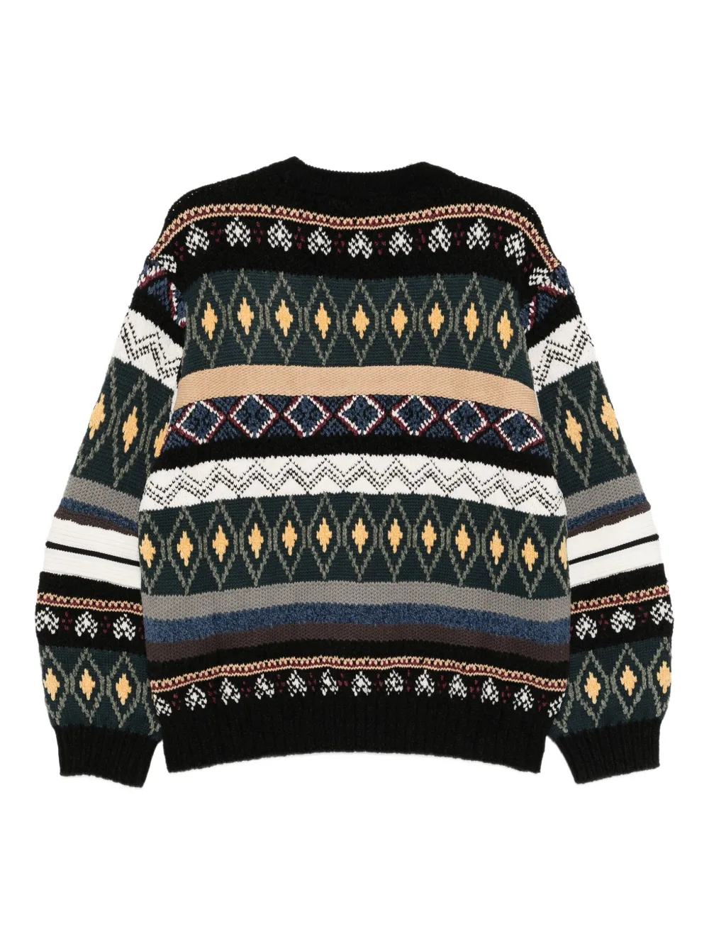 CROQUIS Trui met brokaat - Zwart