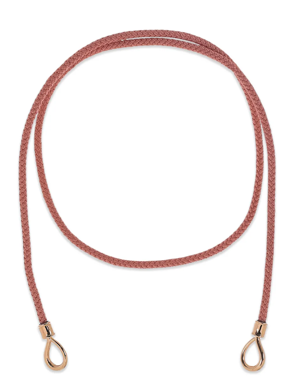 Marla Aaron 14K rose gold The String Project necklace | Pink | Image 1