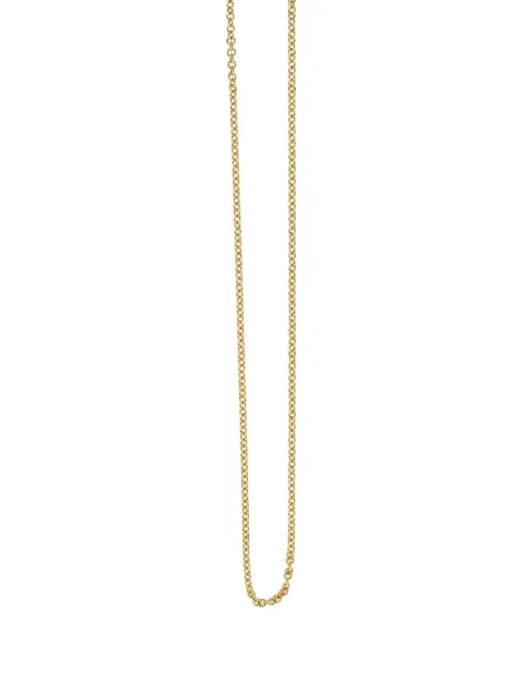 Azlee 18K yellow gold cable-chain necklace