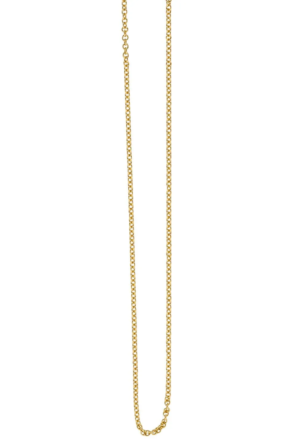 Azlee 18k Yellow Gold Cable-chain Necklace In Gold