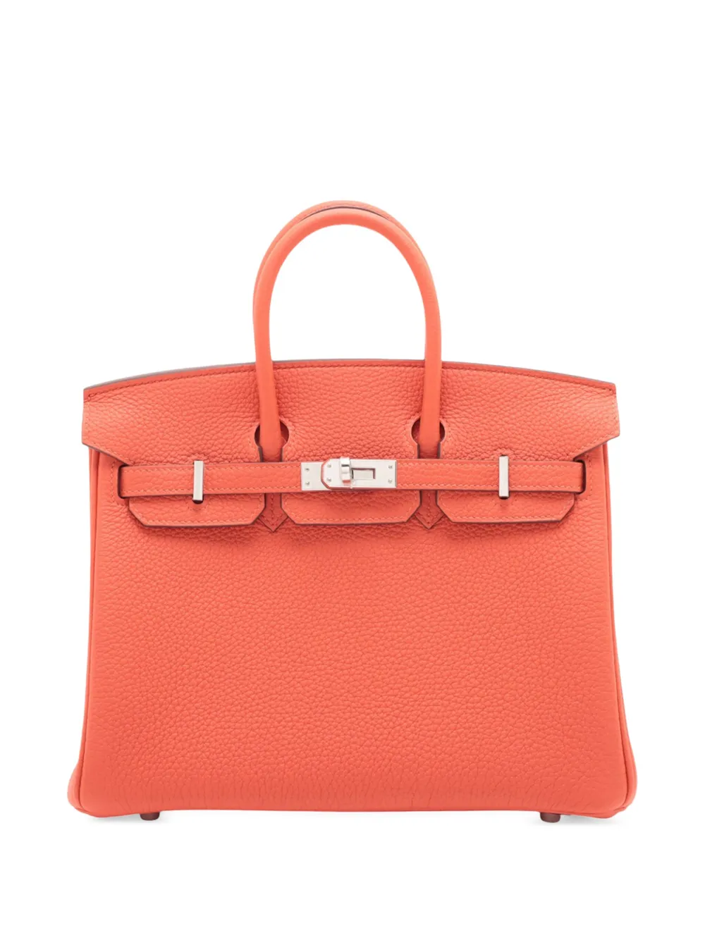 Hermès Pre-Owned 2025 Togo Birkin Retourne 25 handbag - オレンジ