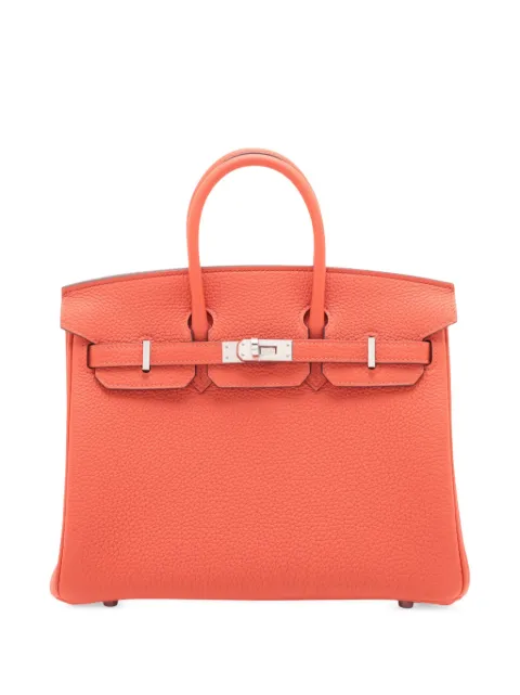 Hermès Pre-Owned 2025 Togo Birkin Retourne Handtasche 25cm
