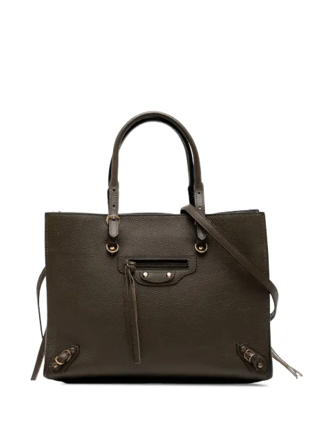 Balenciaga Pre-Owned شنطة 'فو بابييه A6' بحمالة كتف وسحاب كامل 2015