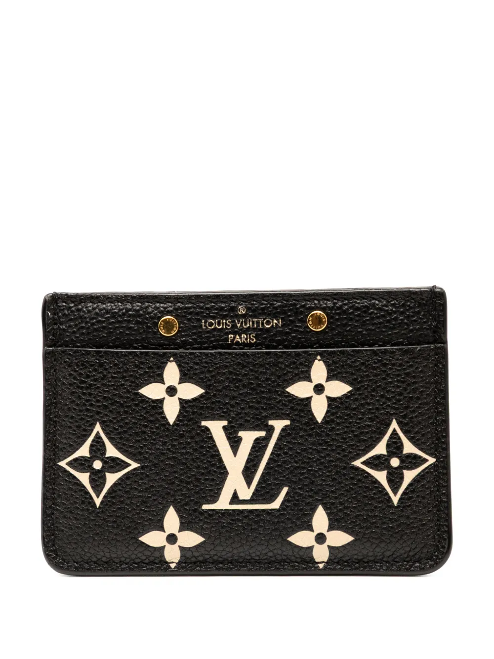 Louis Vuitton Pre-Owned 2021-2025 Bicolor Monogram Empreinte card Louis Vuitton Pre-Owned 2021-2025 Bicolor Monogram Empreinte card
