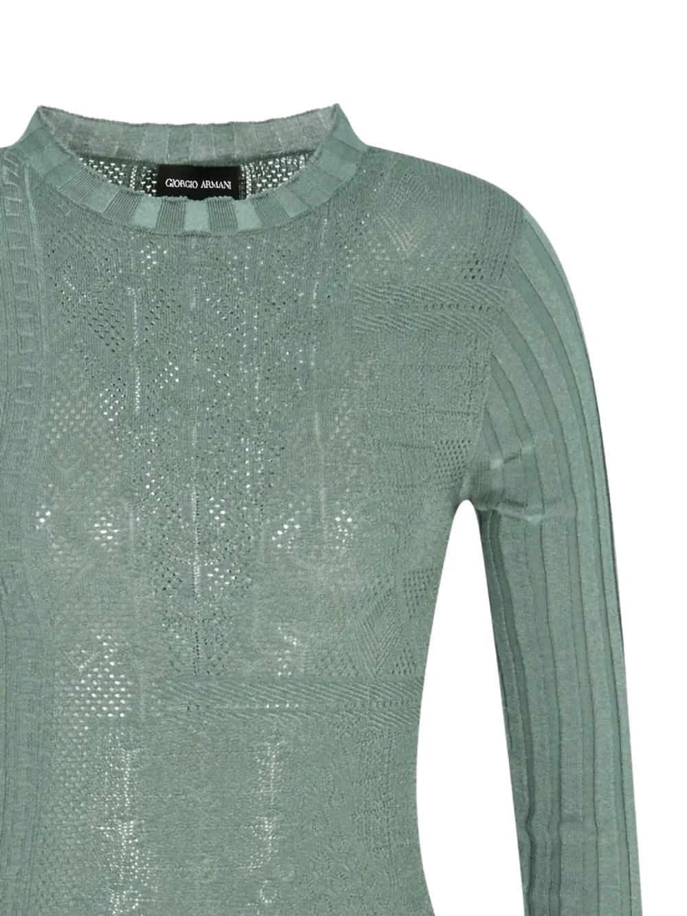 Giorgio Armani open-knit jumper | Knitted Sweaters | Image 2