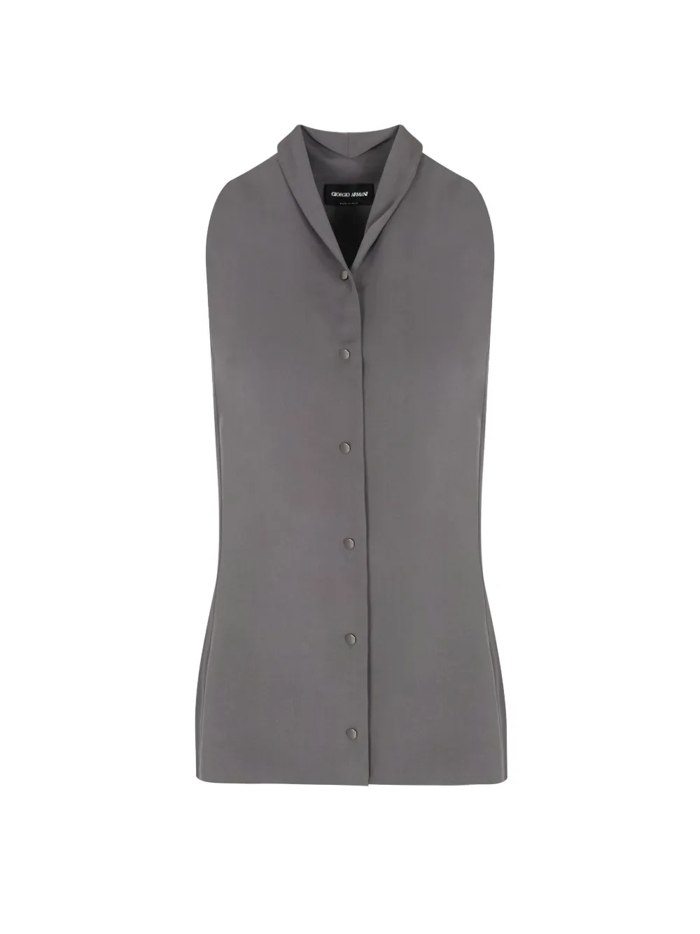 Giorgio Armani Silk Shirt In Gray