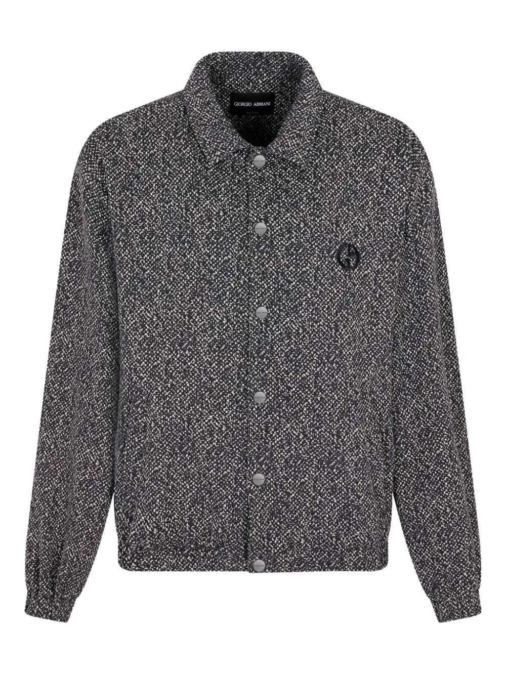 Giorgio Armani single-breasted coat | Grey | Image 1