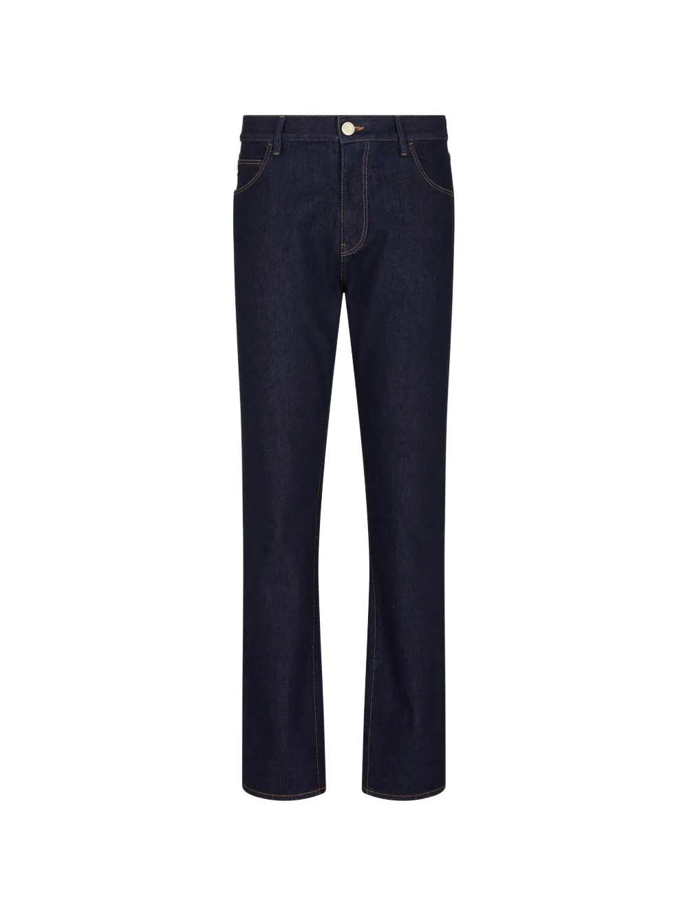 Giorgio Armani contrast-stitch jeans - Blu