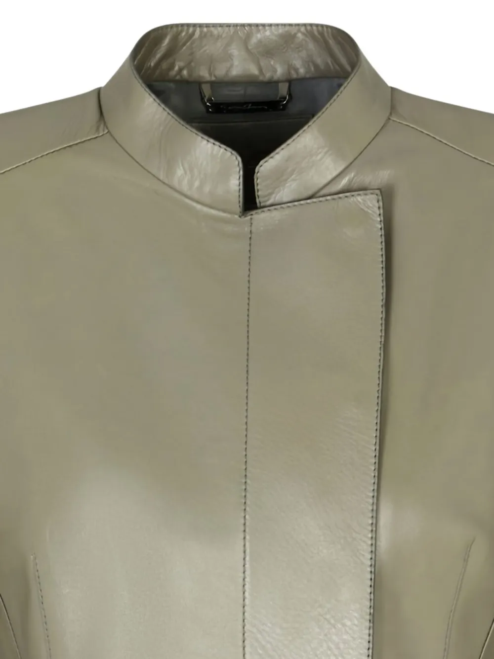 Giorgio Armani Leren jas - Beige