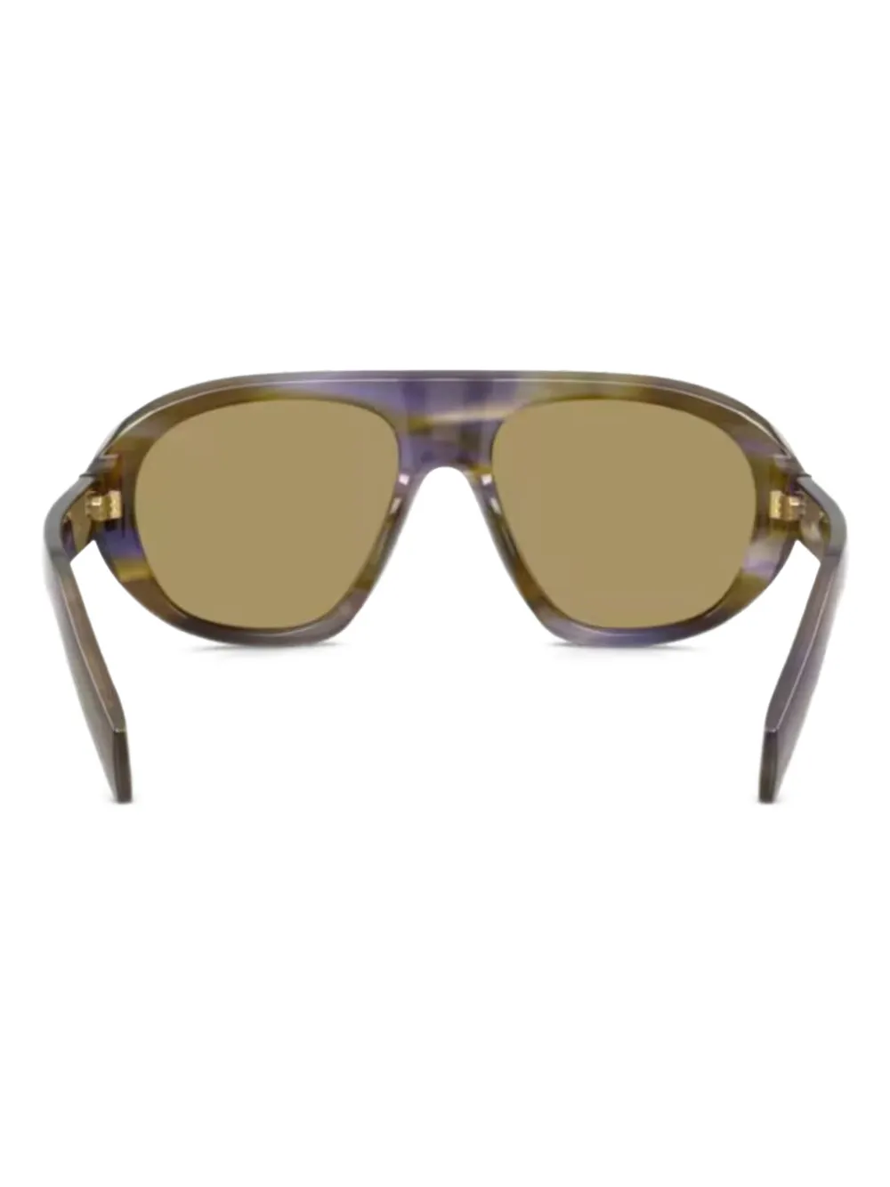 Prada Eyewear Browline zonnebril Bruin