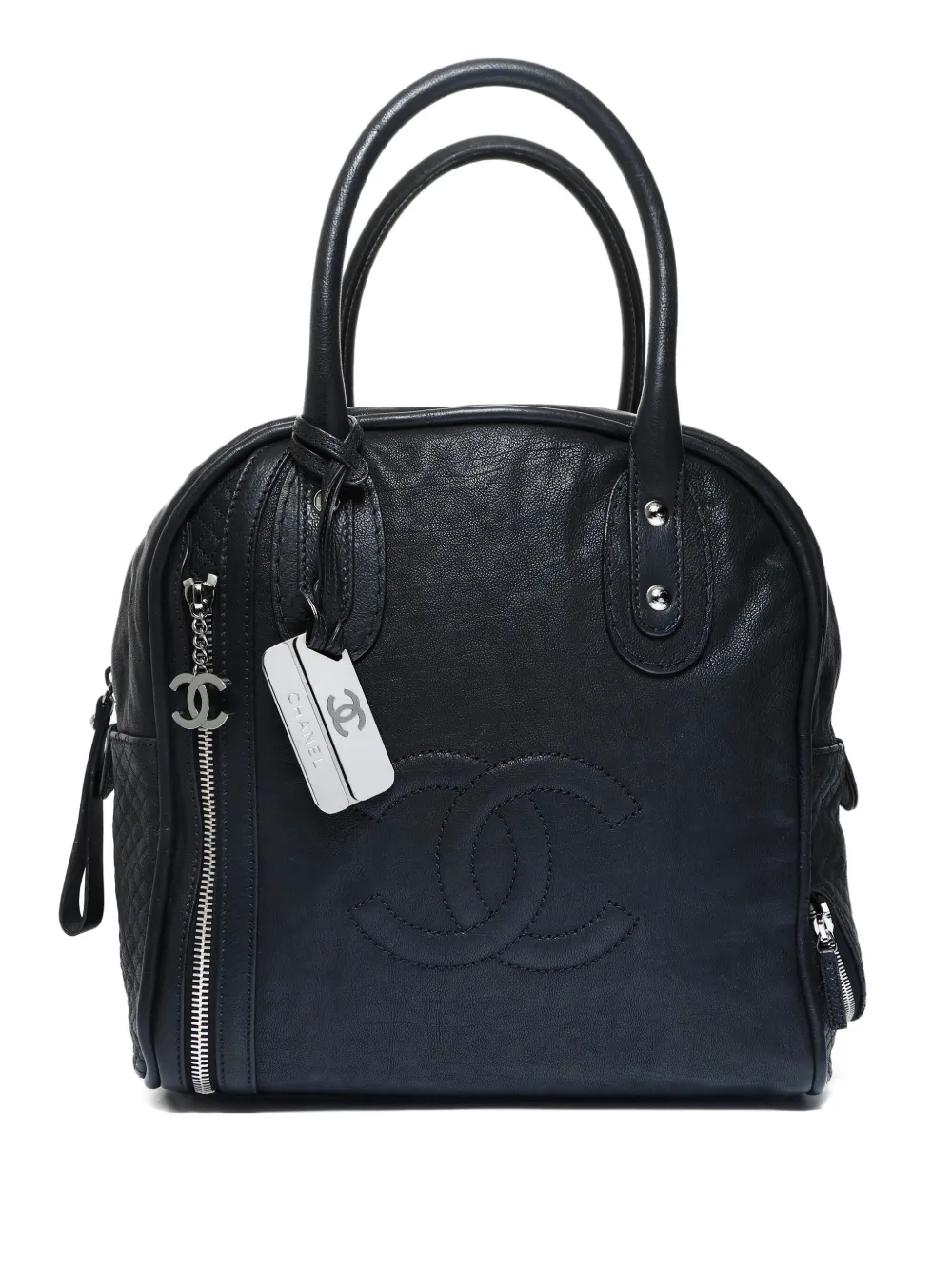 CHANEL Pre-Owned 2006-2008 quilted tote bag – Blue