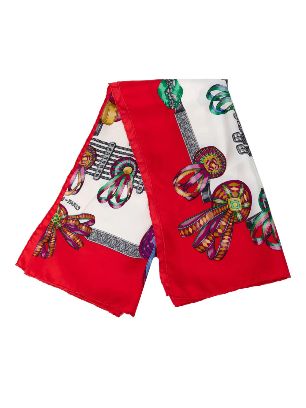 Hermès Pre-Owned 20th Century Les Rubans du Cheval Silk Scarf scarves