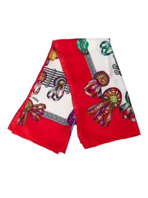 Hermès Pre-Owned mascada Les Rubans du Cheval de seda del siglo XX