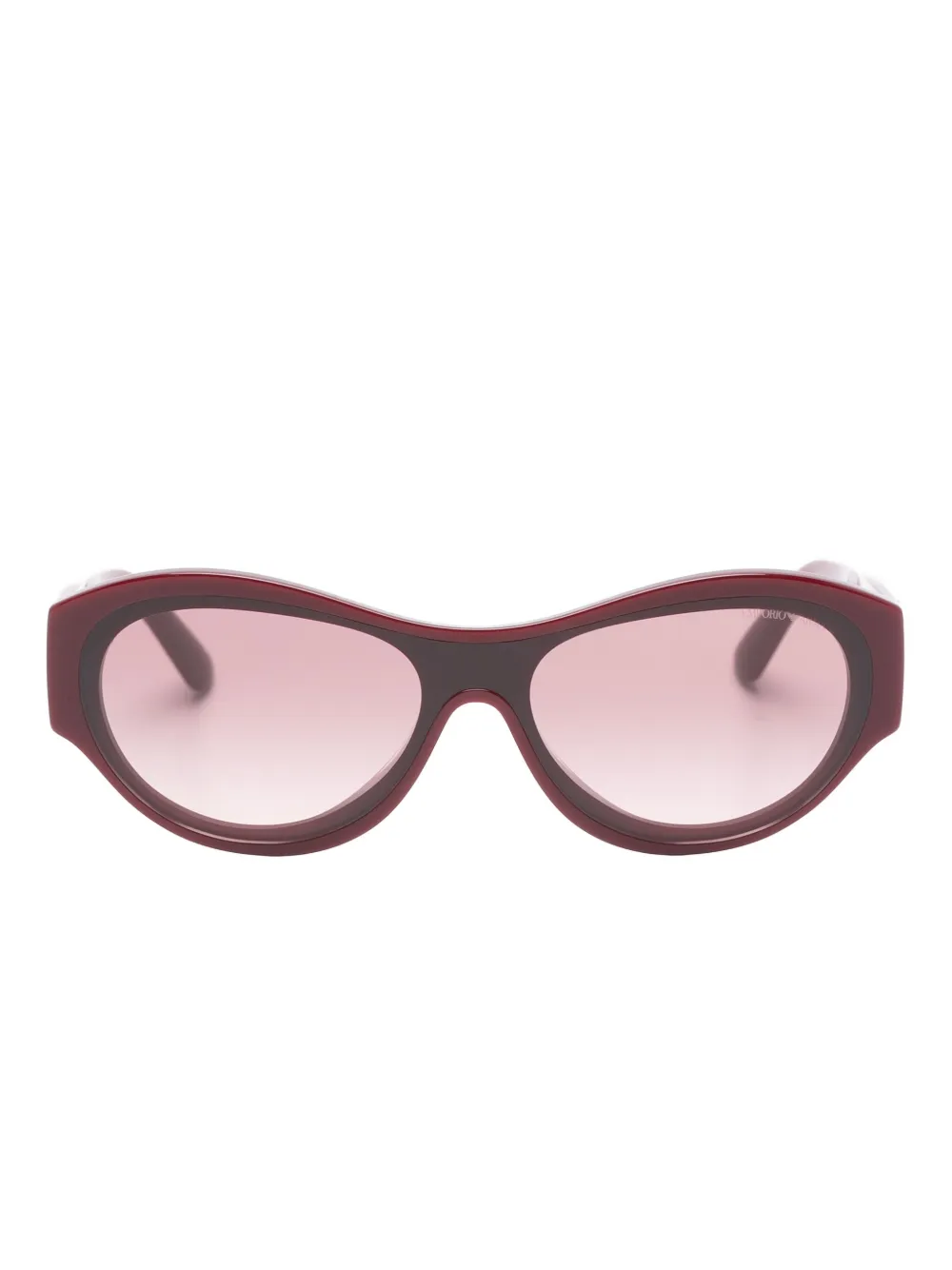 Emporio Armani geometric sunglasses - Rosso