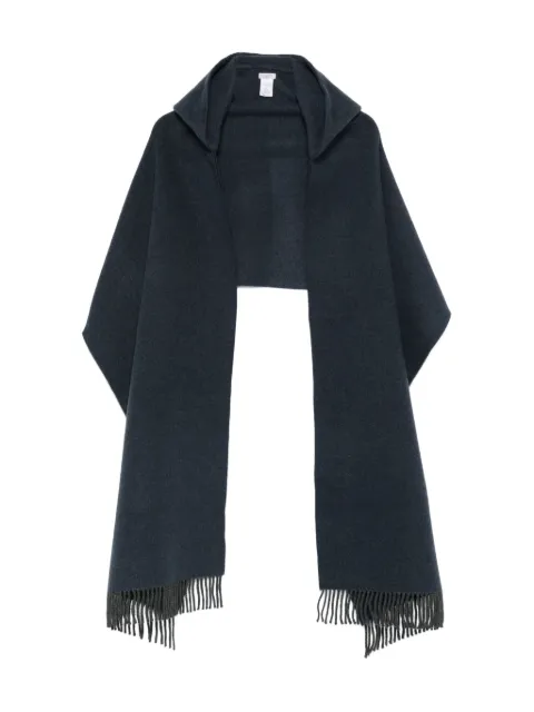 Brunello Cucinelli fringed-hem cape