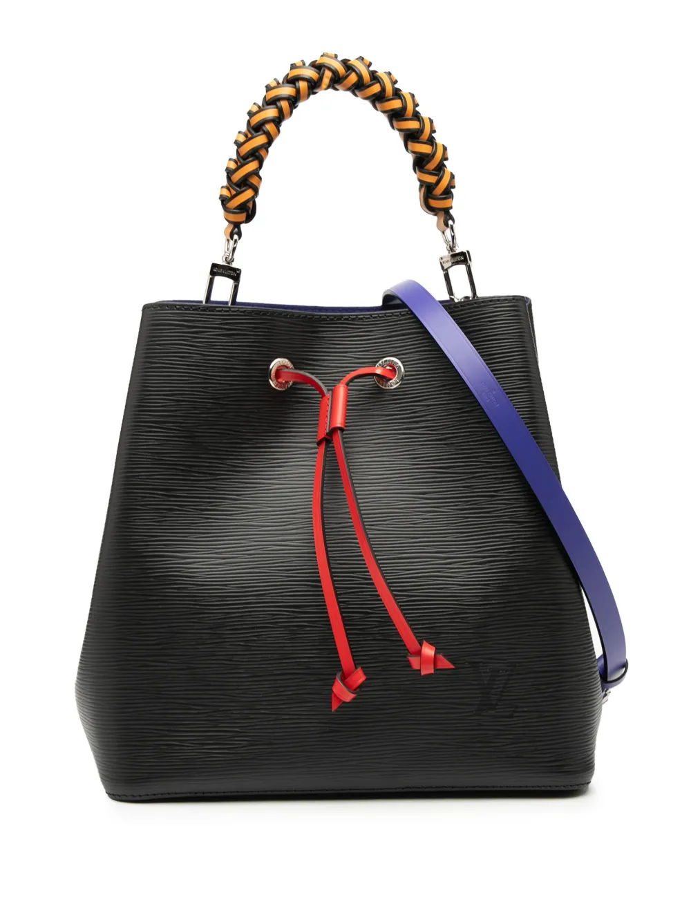 Louis Vuitton Pre-Owned 2019 Epi Braided Neonoe MM bucket bag - Blu